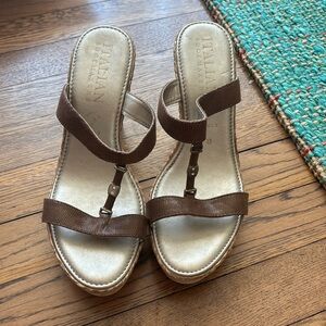 Like new town wedges. Worn only once.